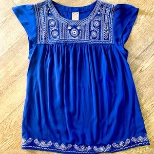 Faded Glory royal blue chica top